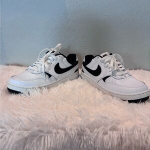 Nike White and Black Athletic Shoes